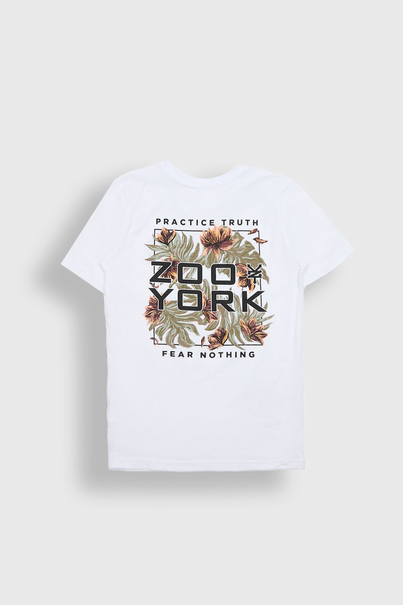 Zoo York Youth Tropical Logo Graphic Tee - White /