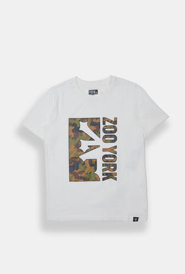Zoo York Youth Camo Fill Logo Tee
