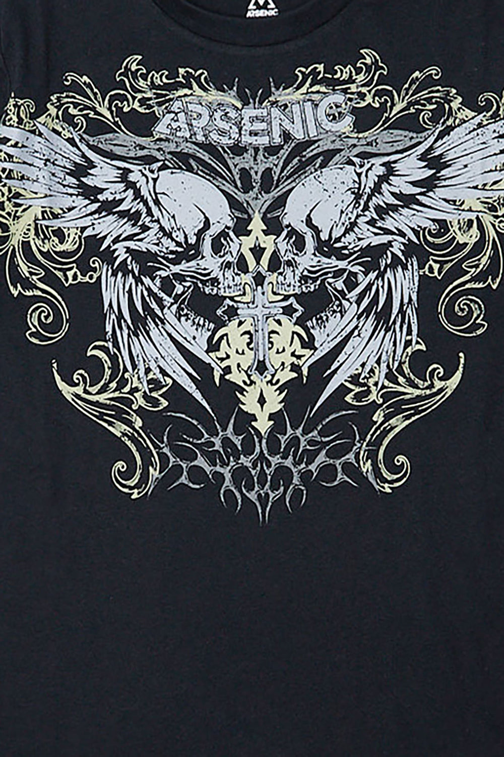 Arsenic Youth Winged Skulls Graphic Tee Arsenic Youth Winged Skulls Graphic Tee