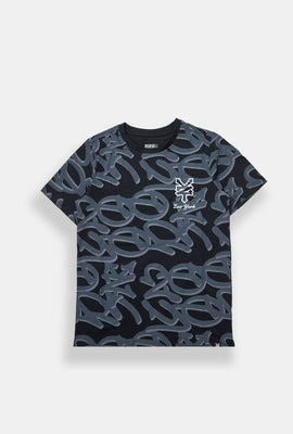 Zoo York Youth Allover Graffti Printed Tee