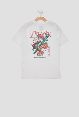 T-shirt imprimé sushi animal Zoo York junior