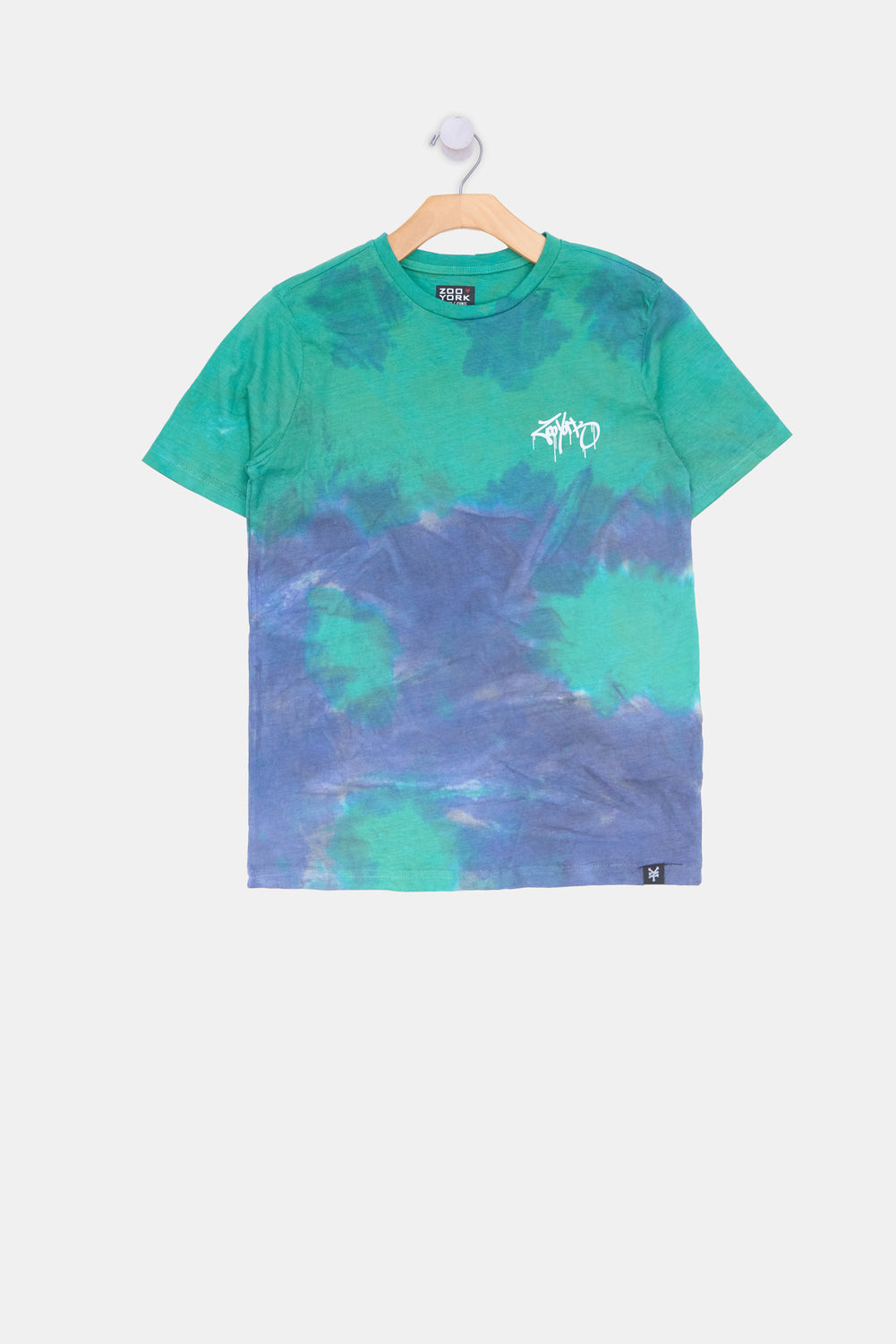 T-shirt tie-dye imprimé logo Zoo York junior T-shirt tie-dye imprimé logo Zoo York junior