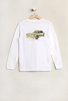 West49 Youth Car Graphic Long Sleeve Top