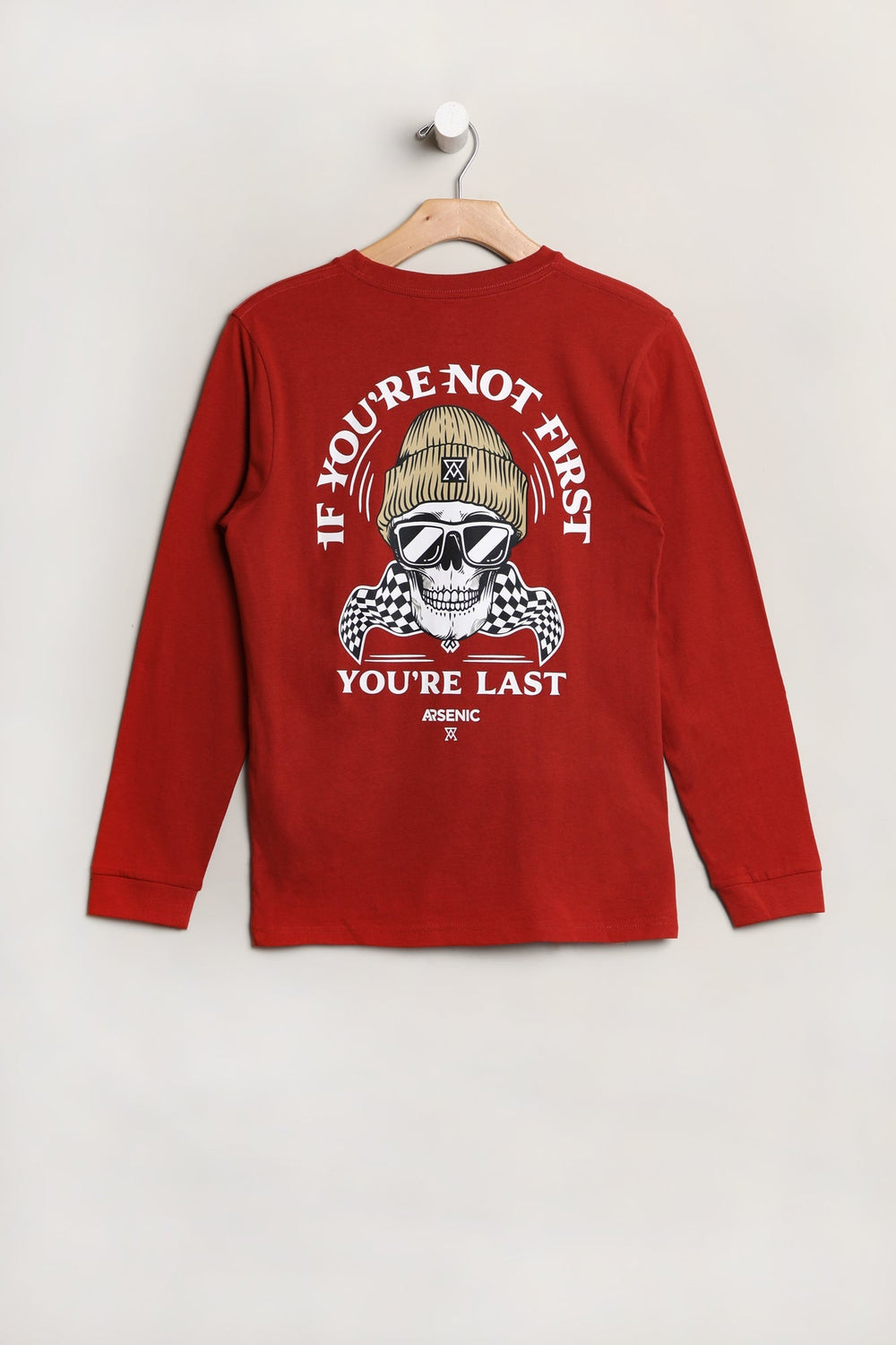 Arsenic Youth If You're Not First Long Sleeve Top Rust