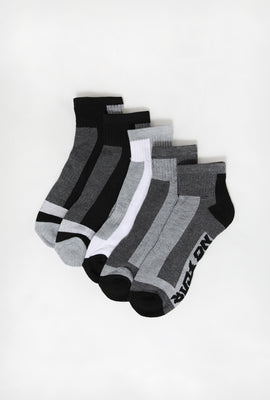 No Fear Youth 5-Pack Athletic Ankle Socks