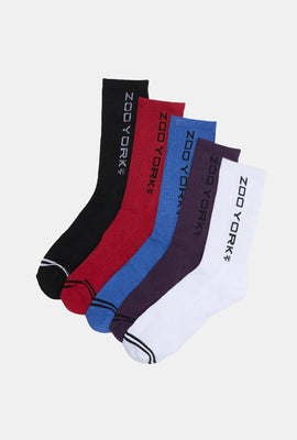 5 paires de chaussettes athlétiques Zoo York junior