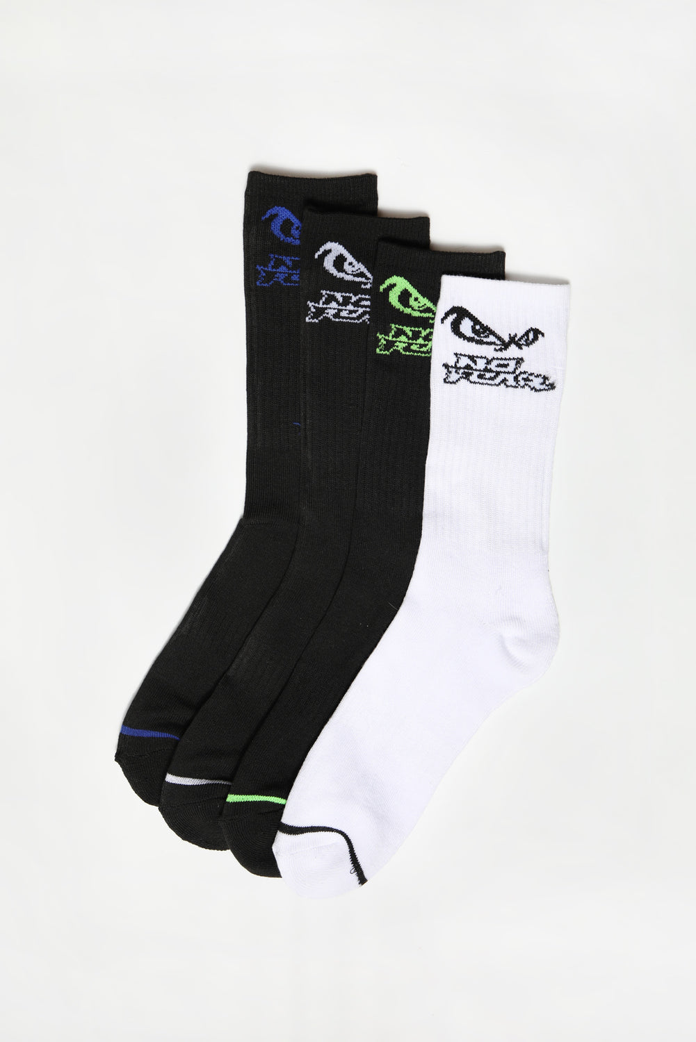 No Fear Youth 4-Pack Athletic Crew Socks No Fear Youth 4-Pack Athletic Crew Socks