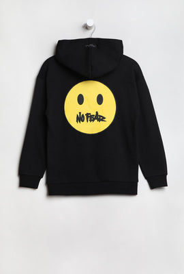 No Fear Youth Smiley Graphic Hoodie