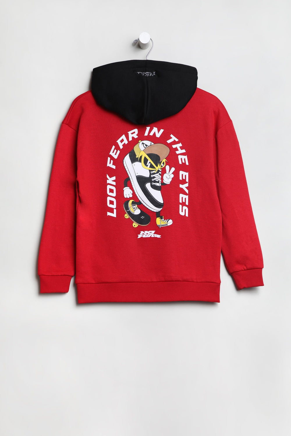 No Fear Youth Graphic Hoodie Red