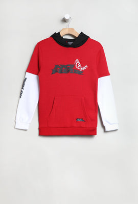 No Fear Youth Checker Eyes 2Fer Hoodie