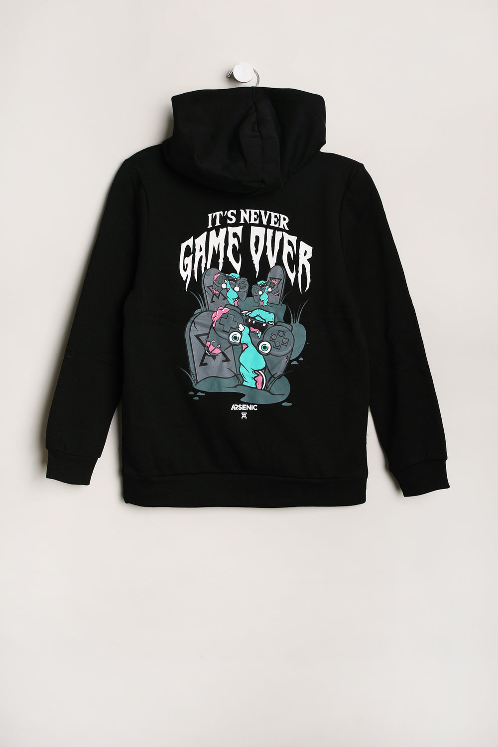 Arsenic Youth It's Never Game Over Hoodie Arsenic Youth It's Never Game Over Hoodie