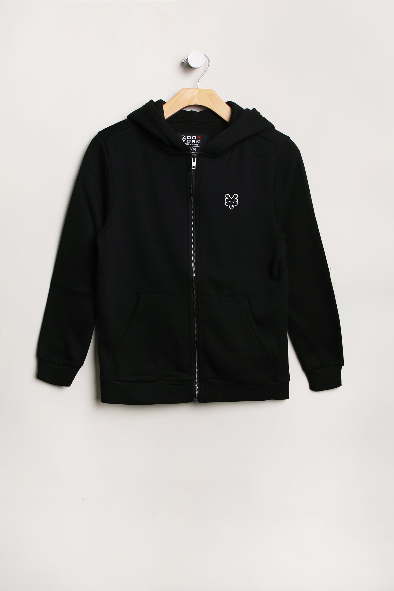 Zoo York Youth Embroidered Logo Zip-Up Hoodie - /