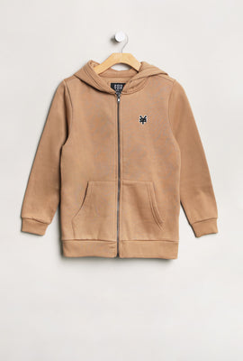 Zoo York Youth Embroidered Logo Zip-Up Hoodie