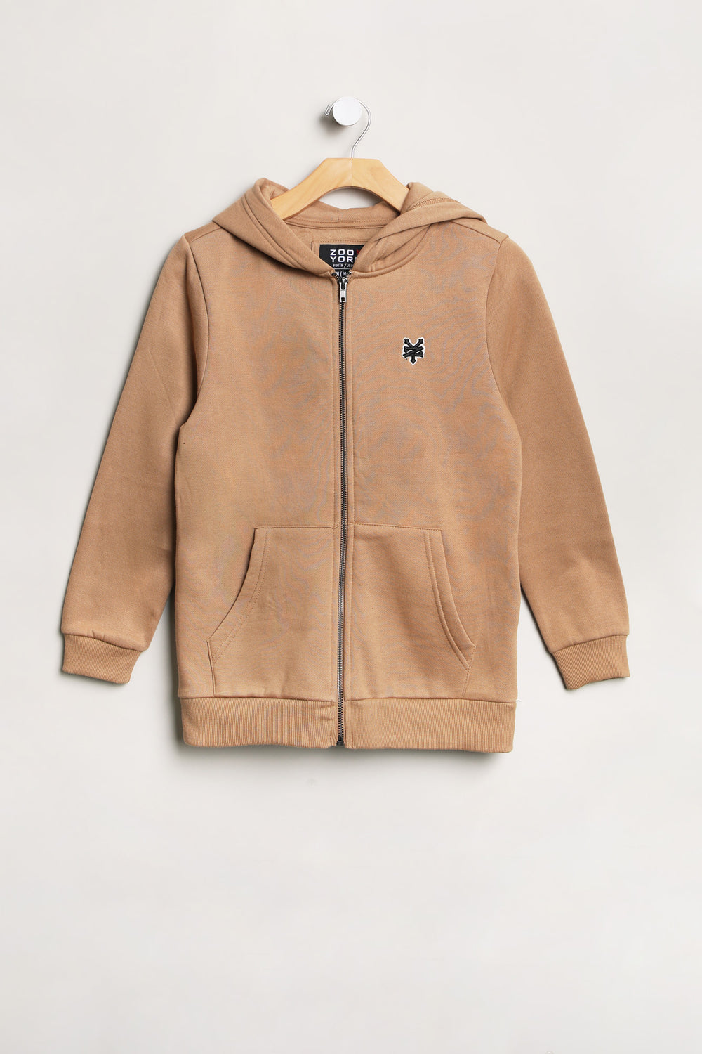 Zoo York Youth Embroidered Logo Zip-Up Hoodie Zoo York Youth Embroidered Logo Zip-Up Hoodie