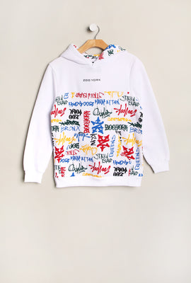 Zoo York Youth Graffiti Print Hoodie