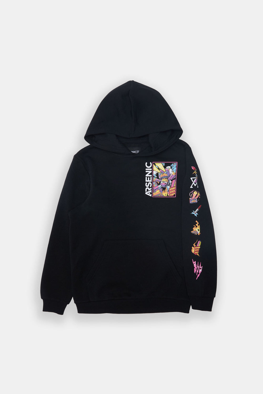 Arsenic Youth Robo Bear Graphic Hoodie Arsenic Youth Robo Bear Graphic Hoodie