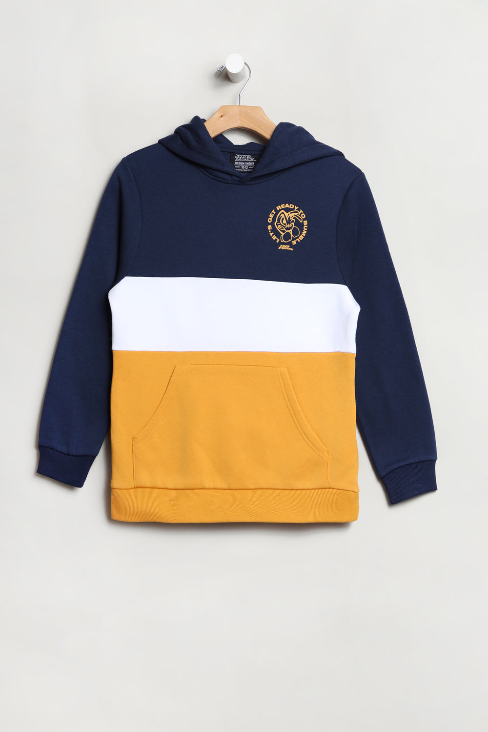 No Fear Youth Bee Logo Colour Block Hoodie – West49
