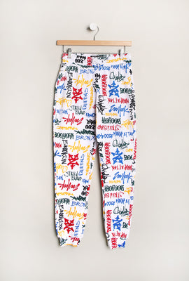 Zoo York Youth Allover Graffiti Print Jogger