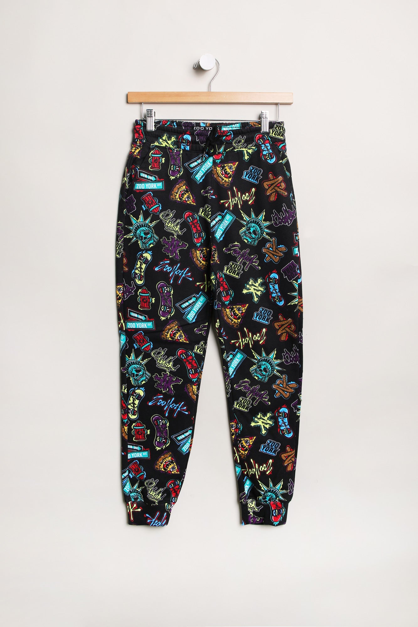 Zoo York Youth Allover Graphic Print Fleece Jogger - /