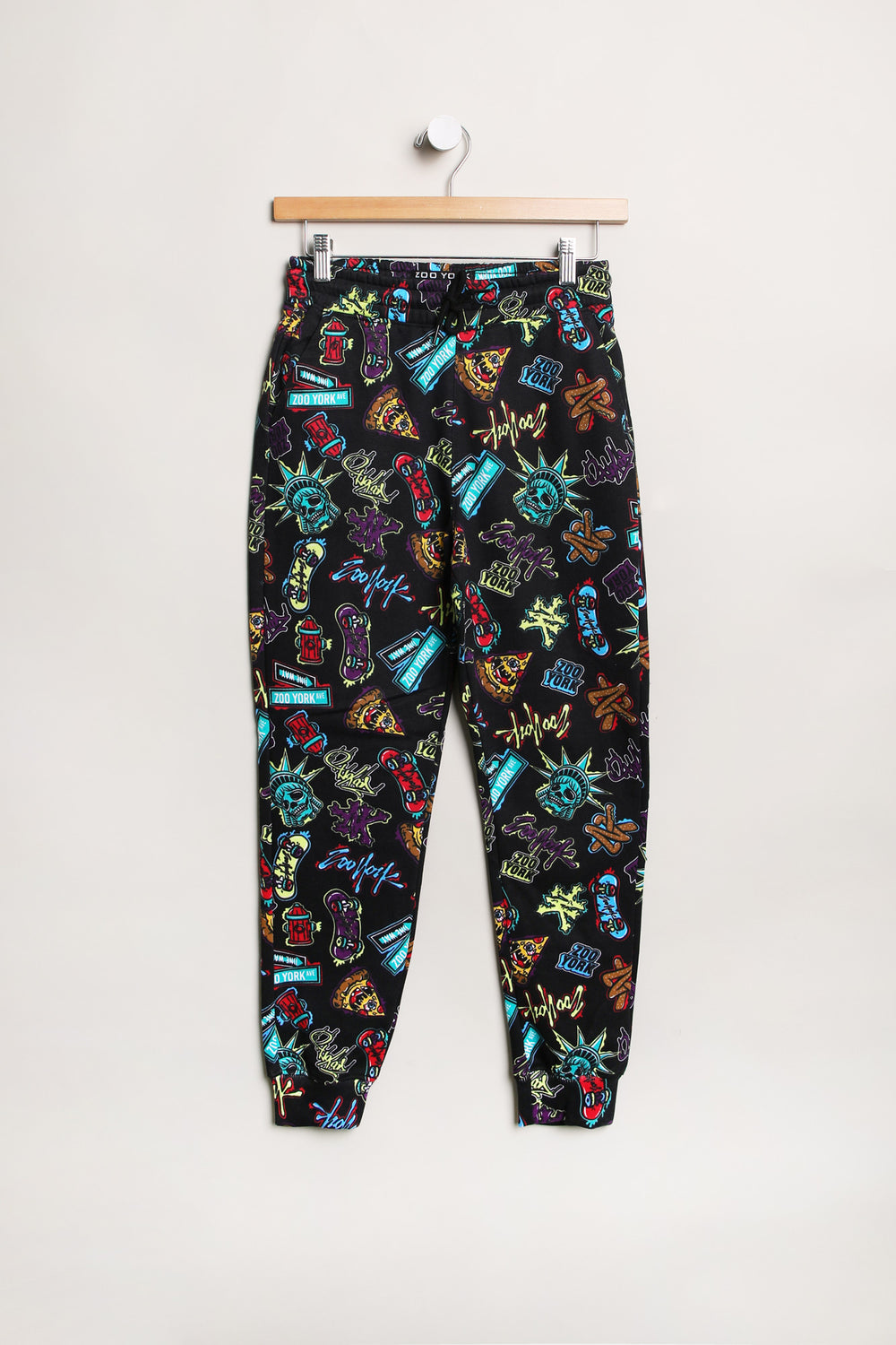 Zoo York Youth Allover Graphic Print Fleece Jogger Zoo York Youth Allover Graphic Print Fleece Jogger