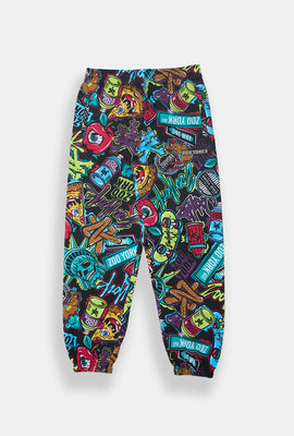 Jogger en molleton imprimé graffiti Zoo York junior