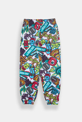Zoo York Youth Allover Graffiti Print Sweatpant