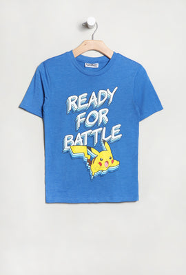 Pikachu Ready for Battle Youth T-Shirt
