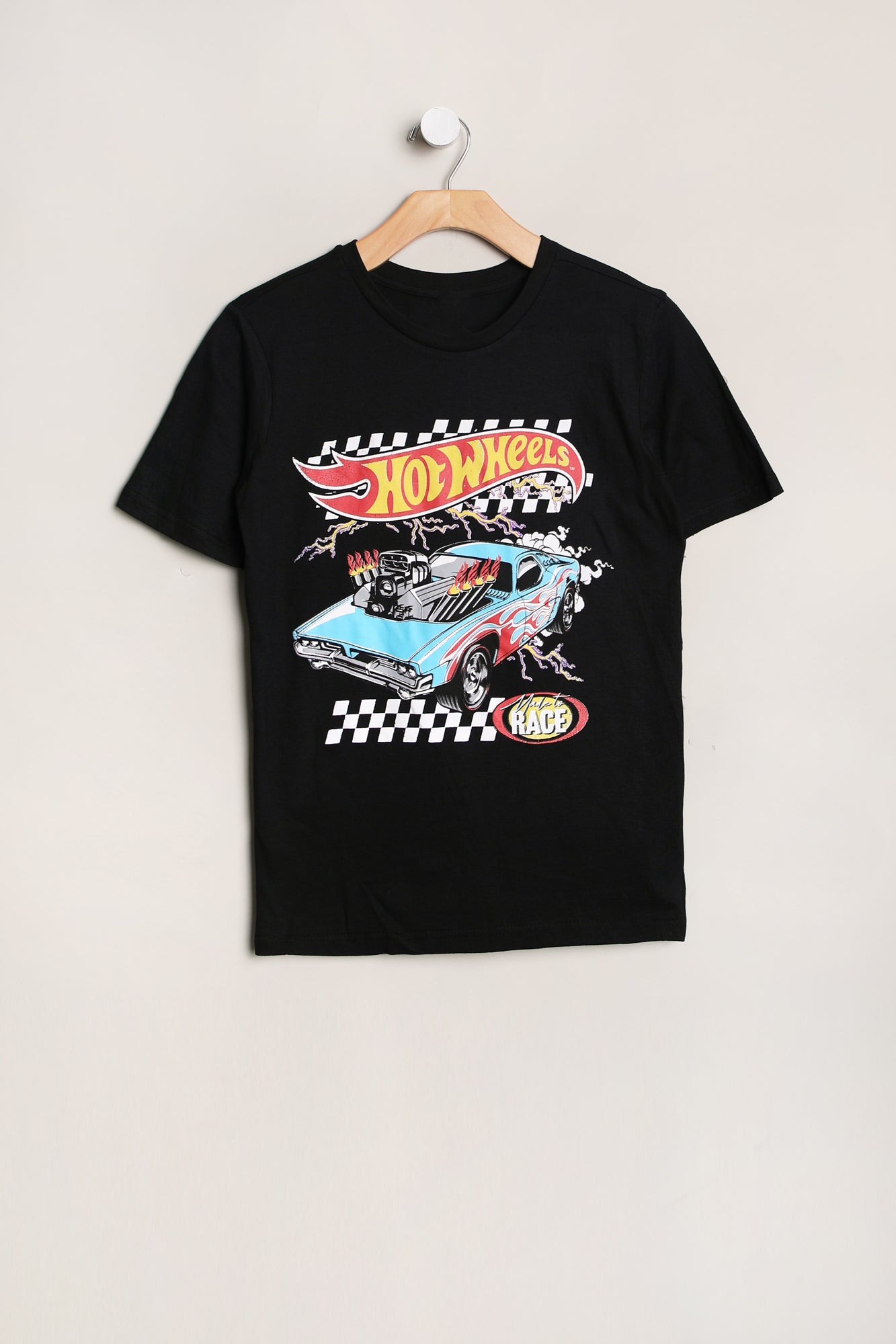 Youth Hot Wheels Graphic T-Shirt - Black /