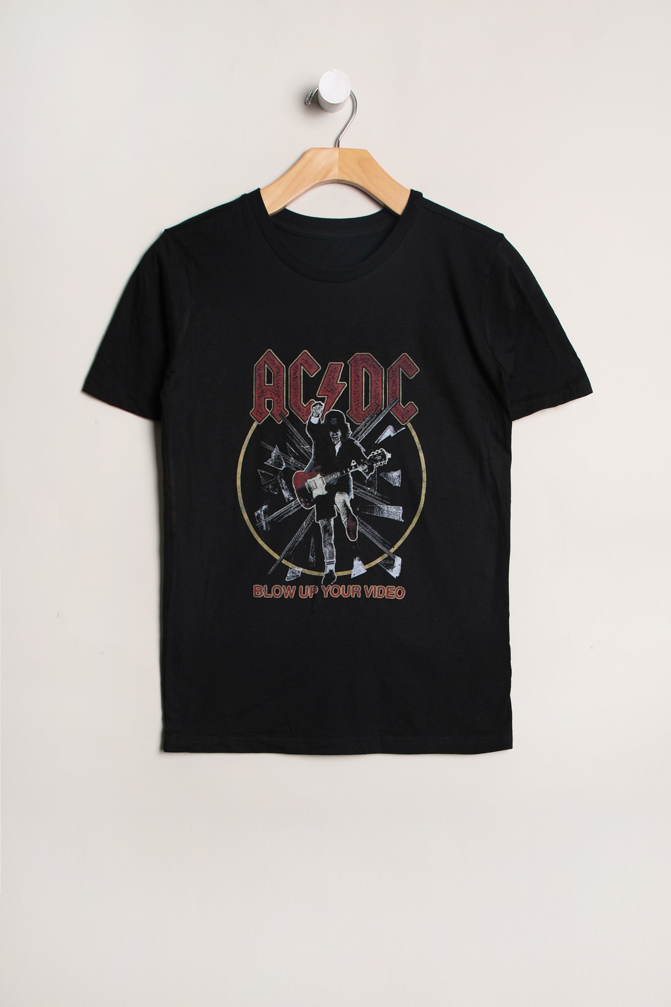 Youth AC/DC Blow Up T-Shirt - Black /