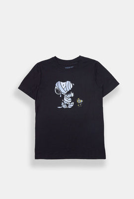 T-shirt imprimé momies Snoopy et Woodstock junior