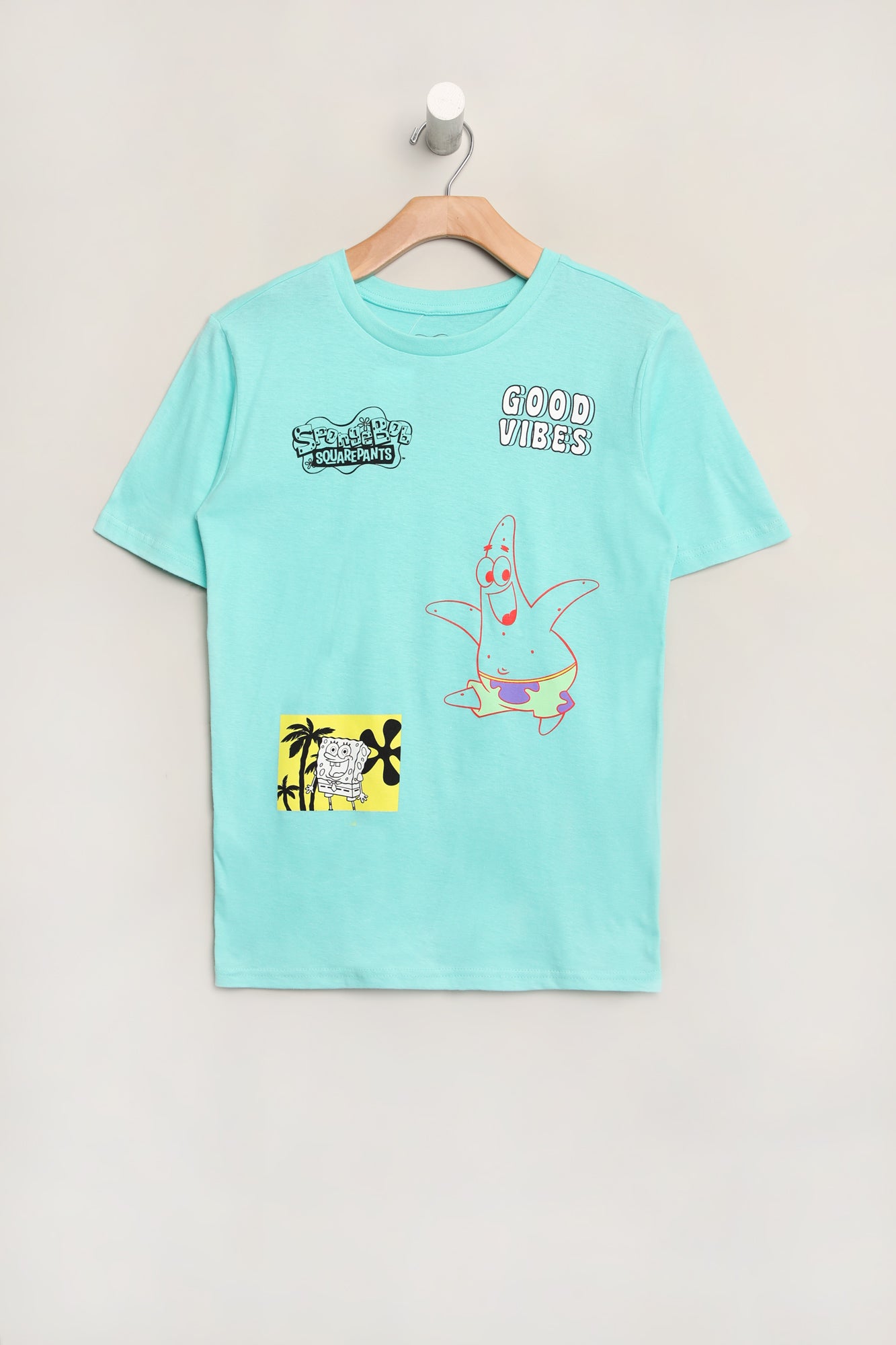 Youth SpongeBob SquarePants T-Shirt - Aqua /