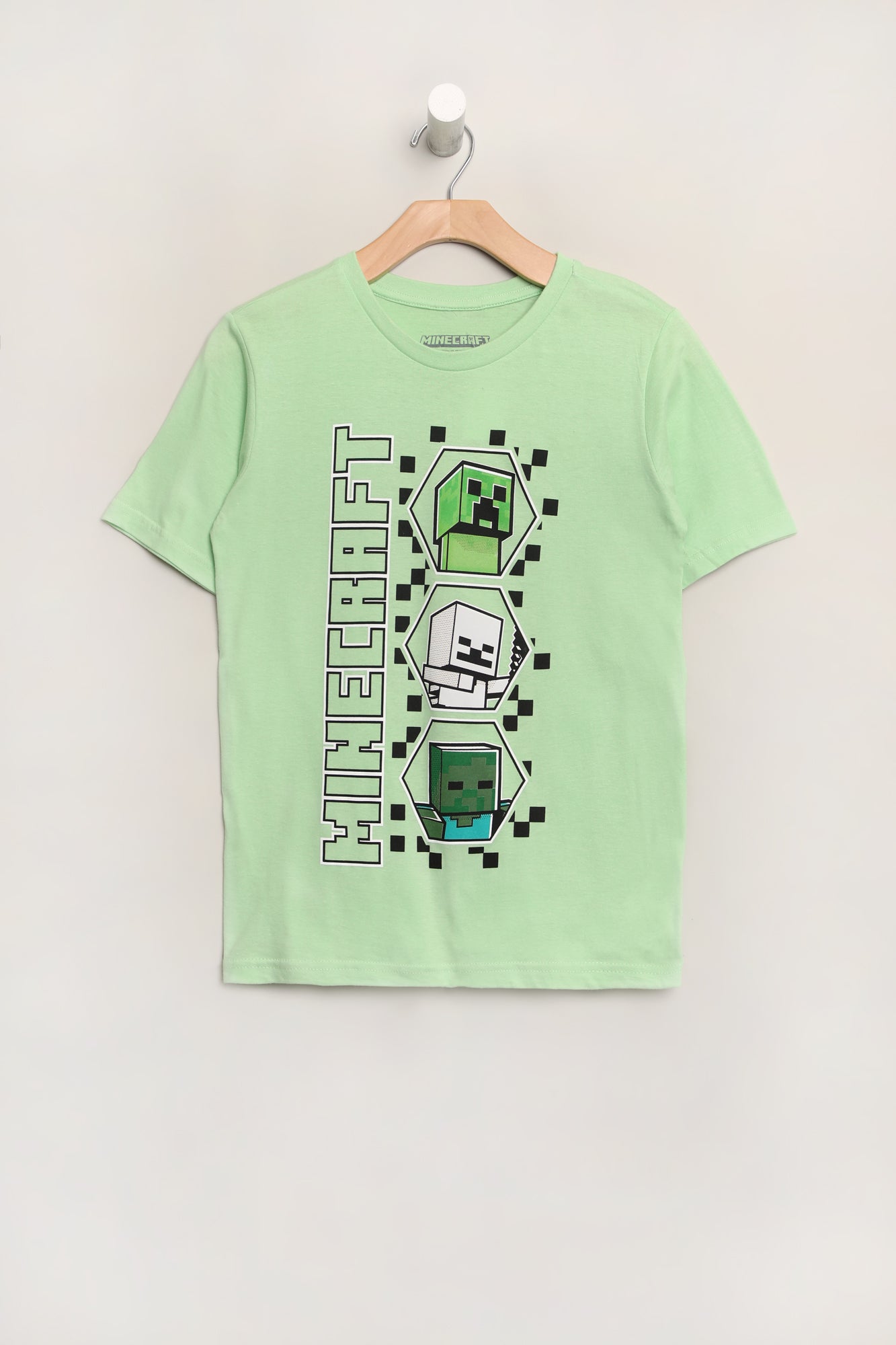 Youth Minecraft T-Shirt - Green /