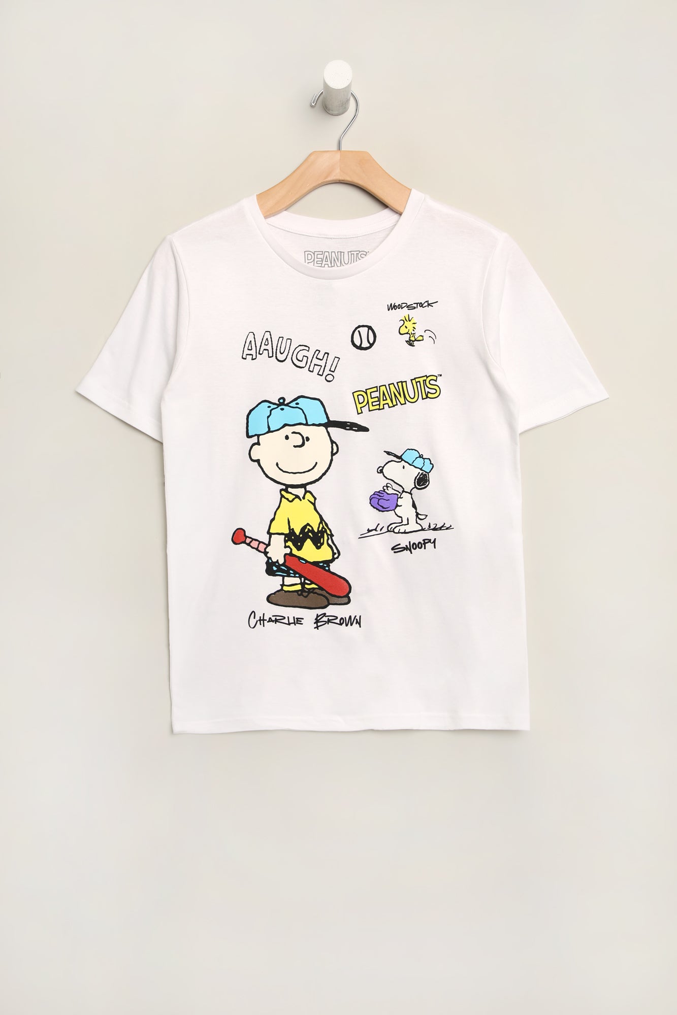 Youth Peanuts Graphic T-Shirt - White /