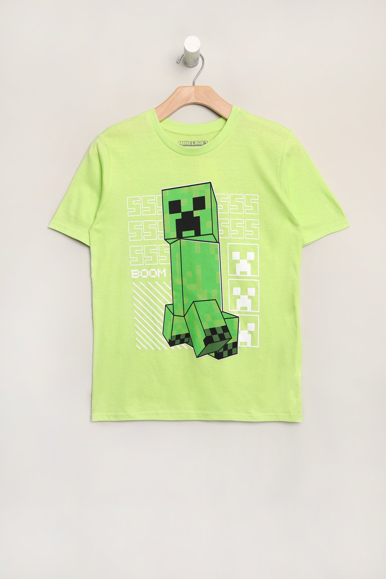 Youth Minecraft SSS T-Shirt - Green /