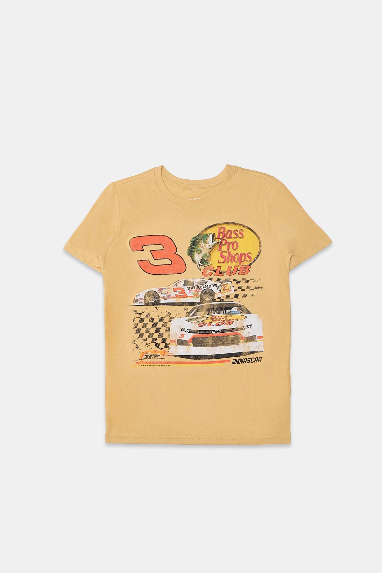 Youth Nascar Bass Pro Graphic T-Shirt - Yellow /
