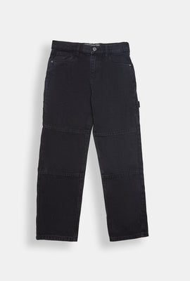 West49 Youth Cut & Sew Black Carpenter Jeans