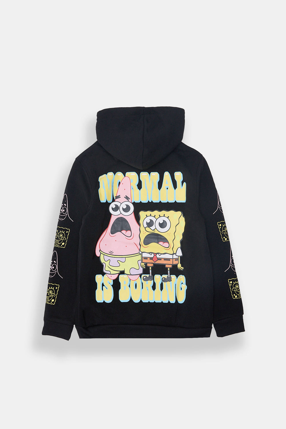 Youth SpongeBob Normal Is Boring Graphic Hoodie Youth SpongeBob Normal Is Boring Graphic Hoodie