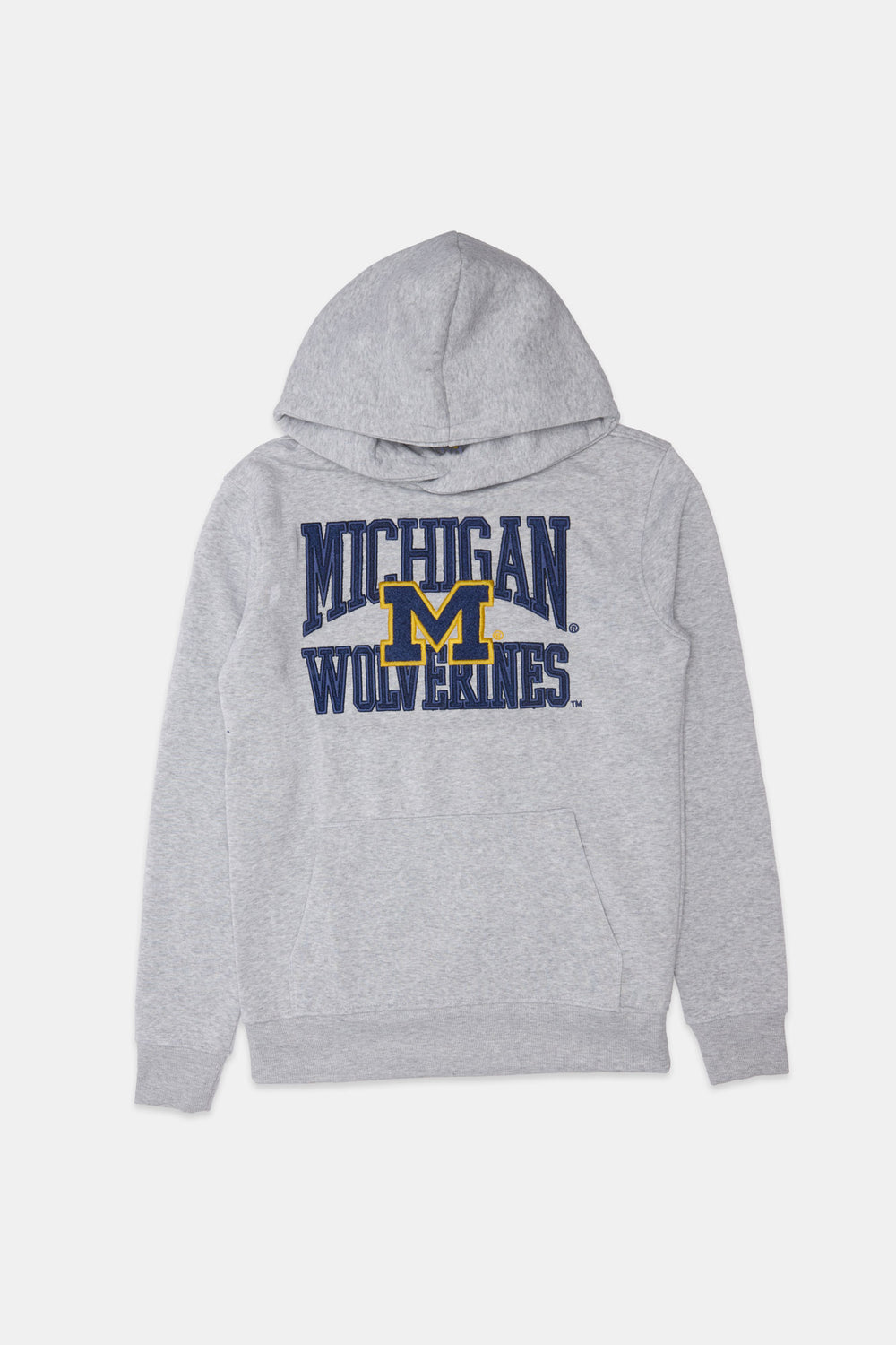 Mens Michigan Wolverines Grey Melange Hoodie Mens Michigan Wolverines Grey Melange Hoodie