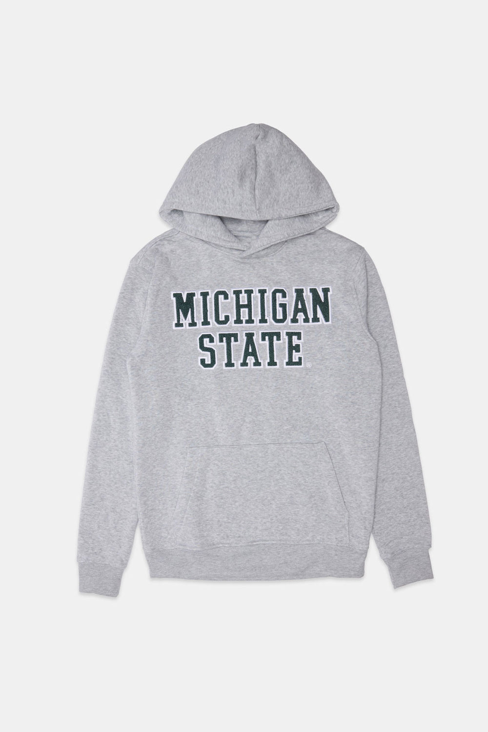 Mens Michigan State Grey Melange Hoodie Mens Michigan State Grey Melange Hoodie