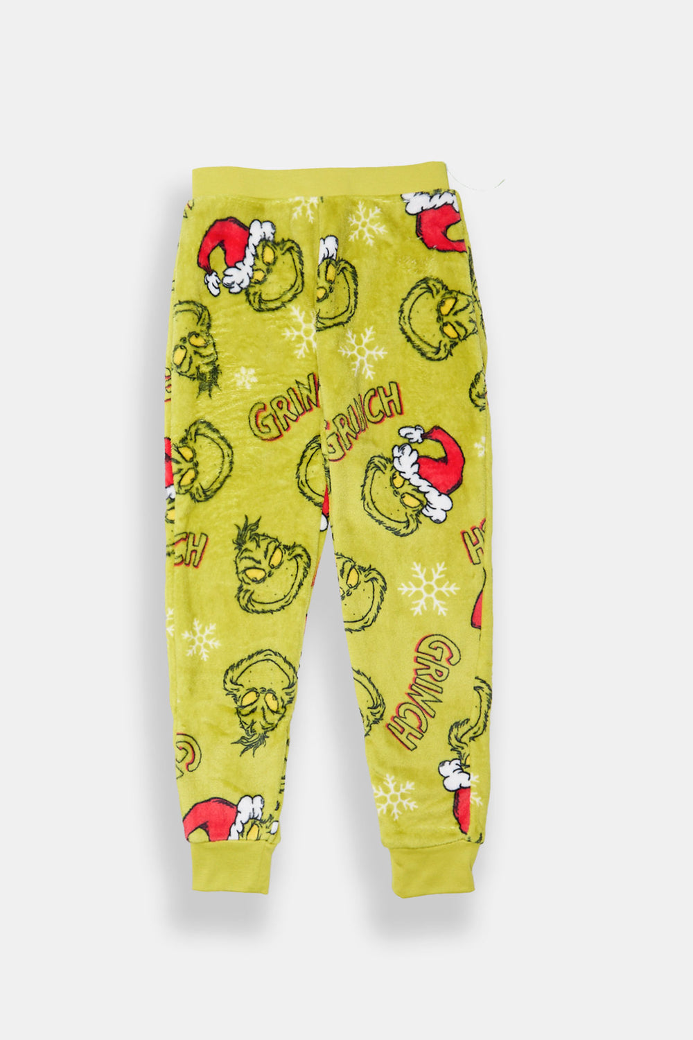 Pantalon de pyjama en peluche vert The Grinch junior Pantalon de pyjama en peluche vert The Grinch junior