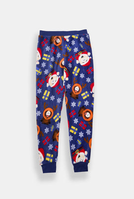 Youth South Park Christmas Plush Pajama Pant