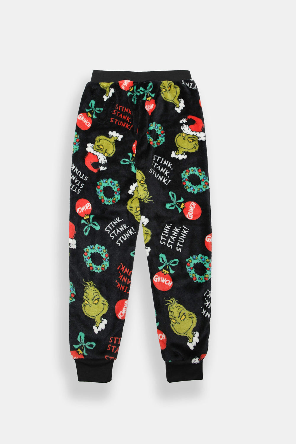 Youth The Grinch Stink, Stank, Stunk Plush Pajama Pant Youth The Grinch Stink, Stank, Stunk Plush Pajama Pant