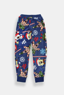 Pantalon de pyjama en peluche imprimé Oh Joy Bob l'éponge junior