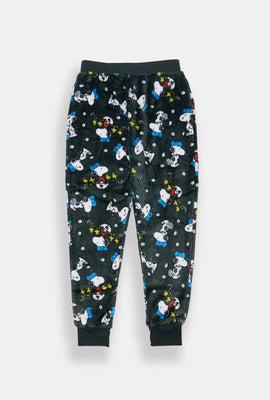 Youth Snoopy Sports Plush Pajama Pant