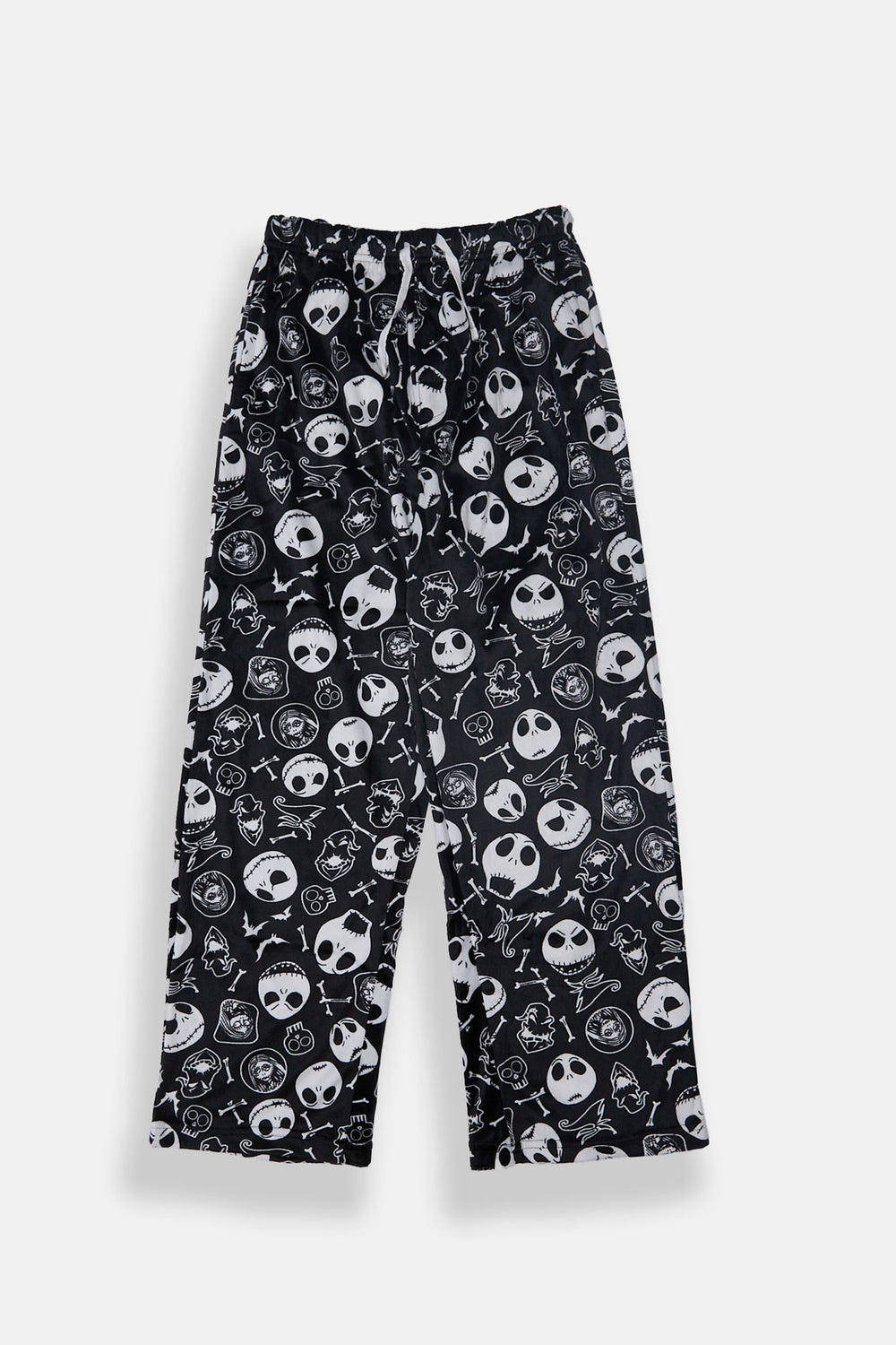 Youth Jack Skellington B&W Plush Pajama Pant Youth Jack Skellington B&W Plush Pajama Pant