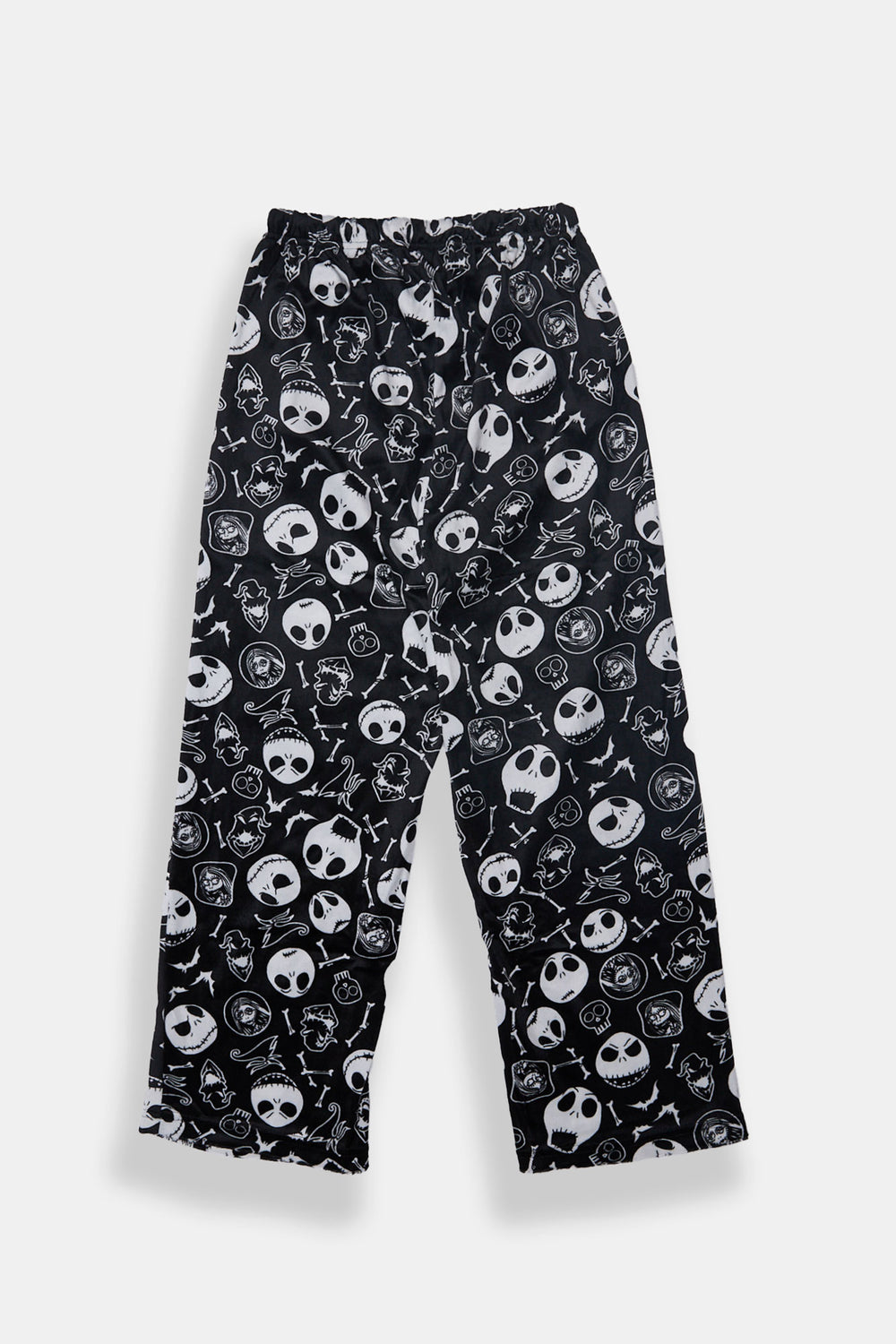 Youth Jack Skellington B&W Plush Pajama Pant Youth Jack Skellington B&W Plush Pajama Pant