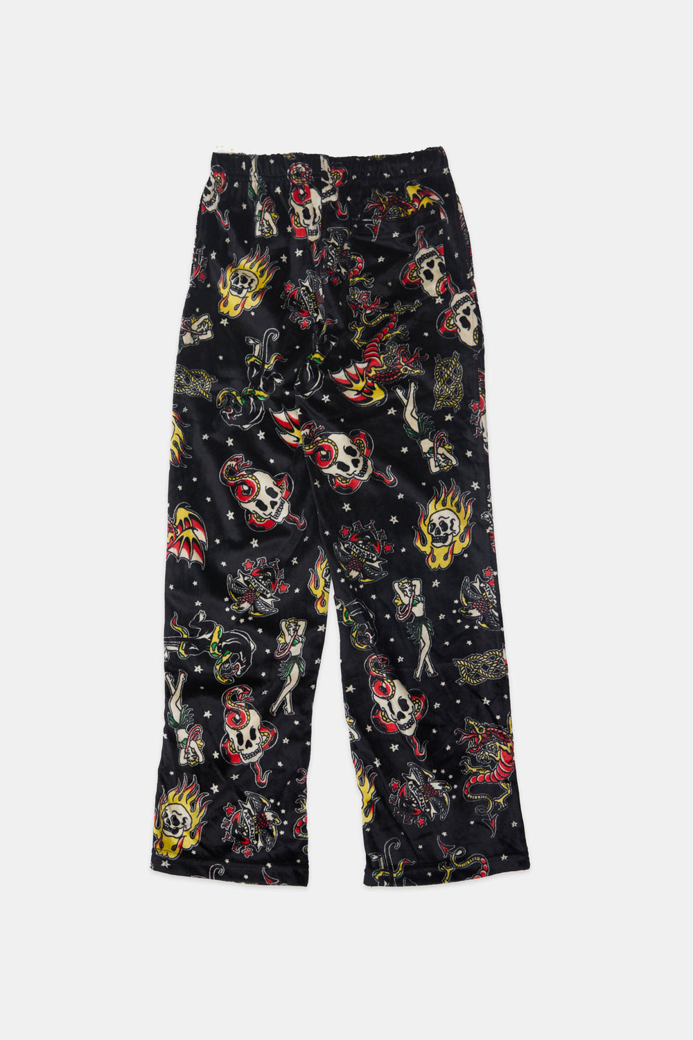 Youth Tattoo Graphic Plush Pajama Pant Youth Tattoo Graphic Plush Pajama Pant