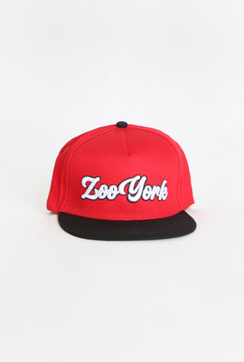 Zoo York Youth Script Logo Flat Brim Hat