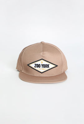 Casquette à Bord Plat Logo Patch Zoo York Junior