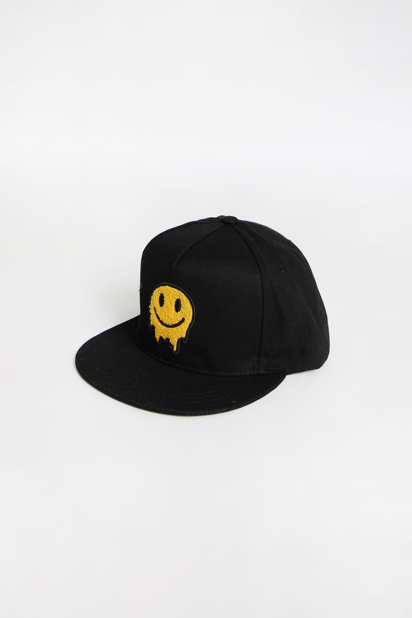 No Fear Youth Melting Smiley Patch Hat - Black / O/S